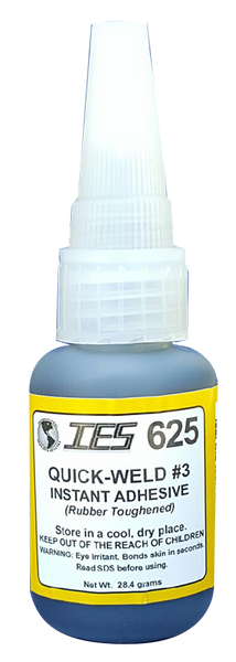 #625 IES QUICK-WELD #3 INSTANT ADHESIVE 1-OZ. 2 Pack