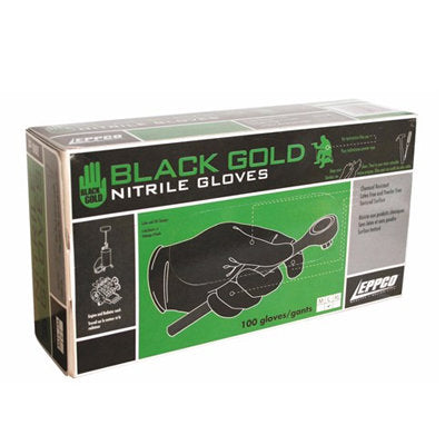 Eppco - Black Gold - 5 Mil - Black Gloves - Case of 10 Boxes