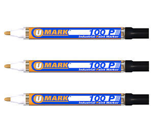 #10201 Paint Marker in Black Precision Valve 12 Pack