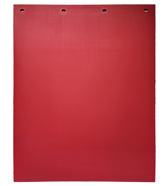 #2430R Red Colored Mudflap -  24x30