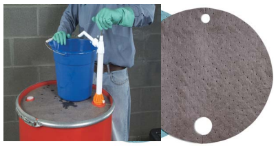#PLU222 Absorbent Drum Top 23" Universal 55 Gal 25/Box
