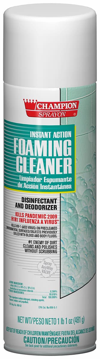 #RJS-5196 Chase Products Aerosol Foam Cleaner/Disinfectant 17oz Can 12/Case