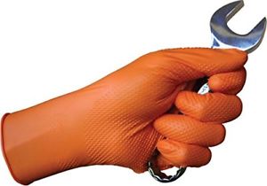 Eppco - Tiger Grip - 8 Mil Orange Diamond Texture Gloves