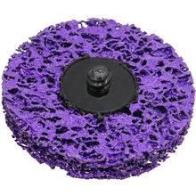 Load image into Gallery viewer, #21540D Disk Clean/Strip 3&quot; Purple 5/Bag
